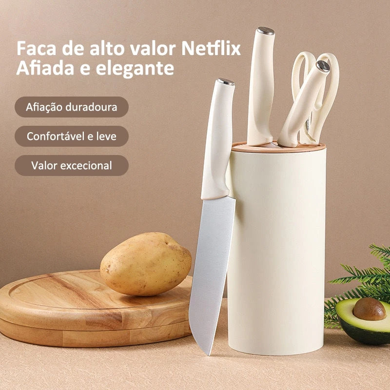 Conjunto-de-Facas-Inox-Profissional-5-em-1-com-Tesoura-e-Suporte-7