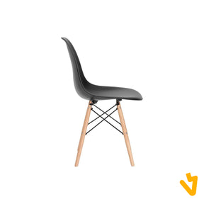 Kit 4 Cadeiras SeatVHM™ -  Charles Eames Eiffel Dsw