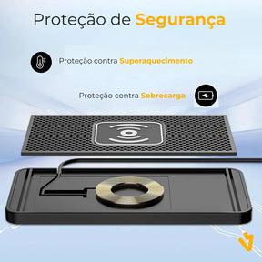 PowerWave™ Carregador Sem Fio para Carro - Carregue seu celular em movimento