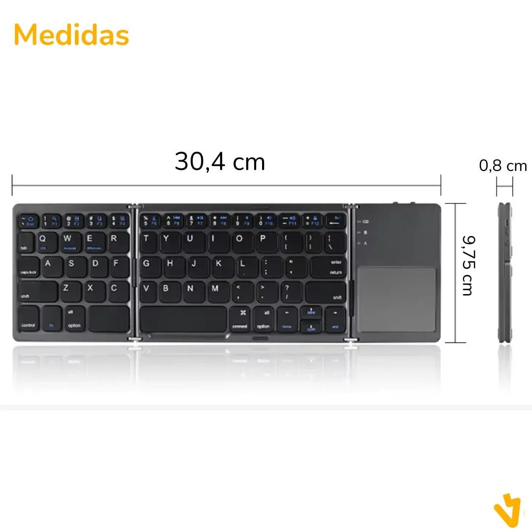 KeyboardTec™ - Teclado Bluetooth para Celular - Não sofra mais na hora da escrita