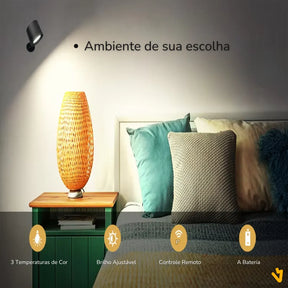 LuxFree™ - Luminária de Parede LED - Elegância e Funcionalidade para Qualquer Ambiente